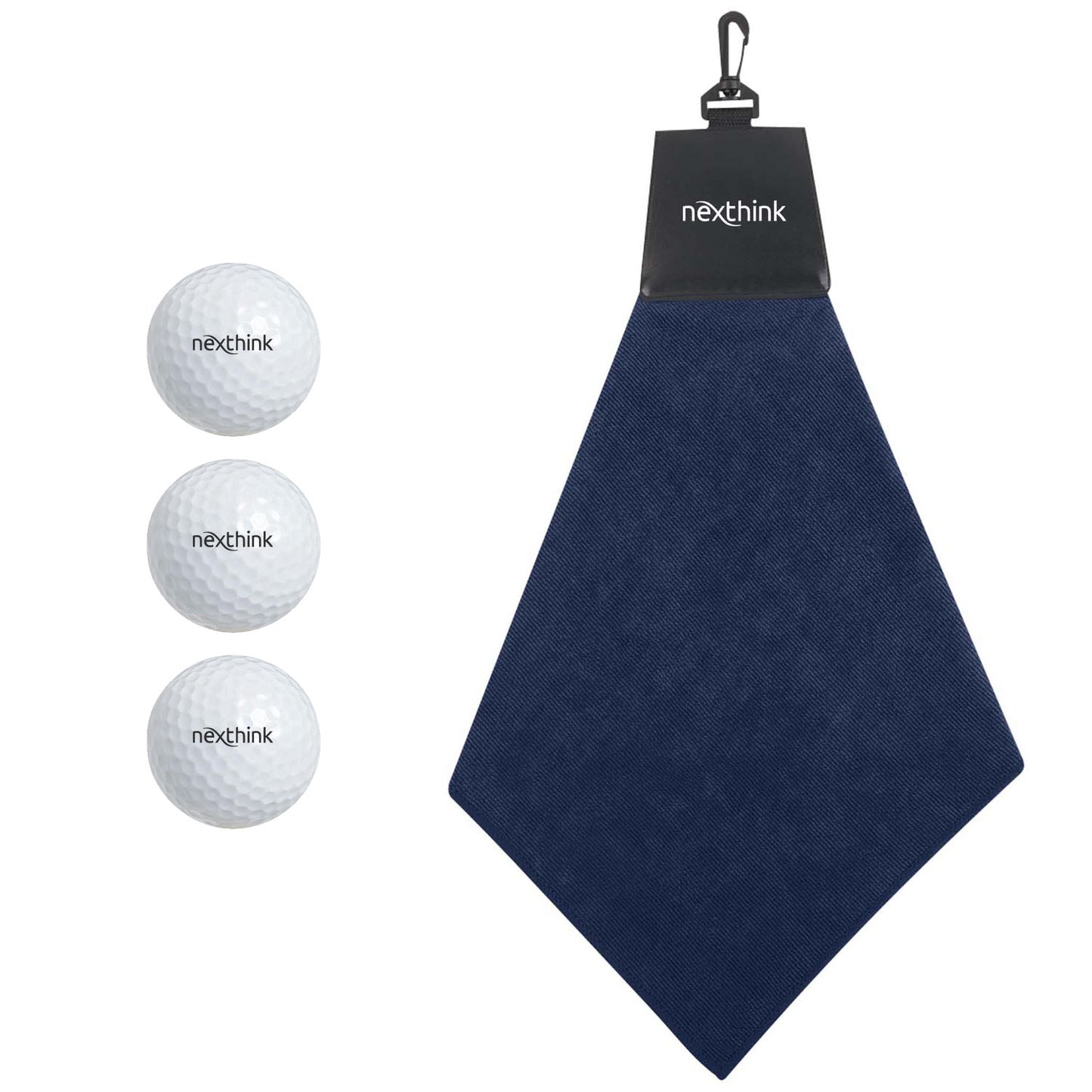 Triangle Golf Towel & Golf Balls