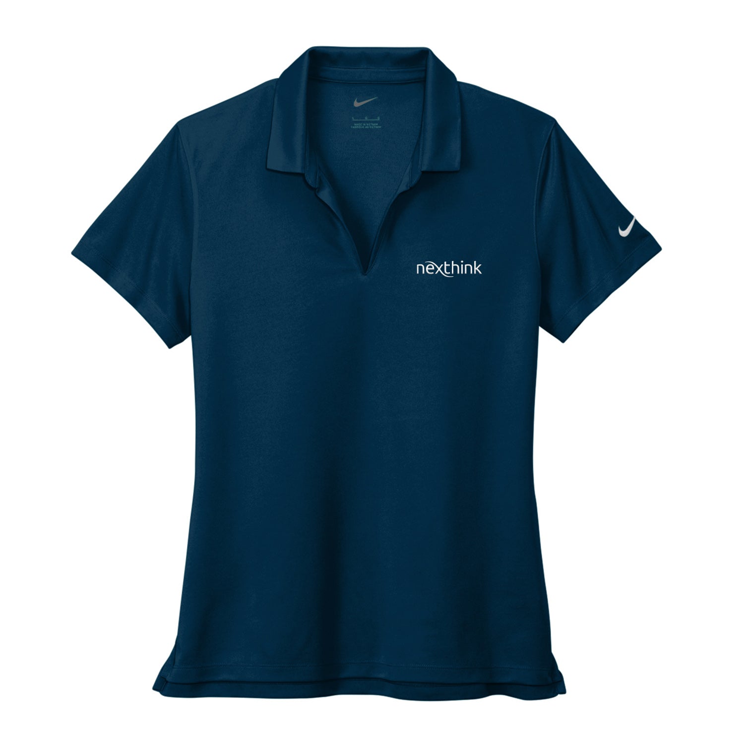 Prime-Over Collar Knit Combination Crew Neck T-shirt